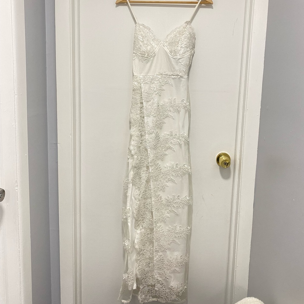 Lace White Dress Fashion Nova